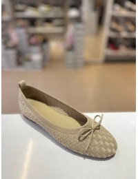 Bej Fiyonk Detay Triko Babet