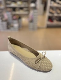 Bej Fiyonk Detay Triko Babet