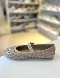 Bej İri Gümüş Balerin Babet