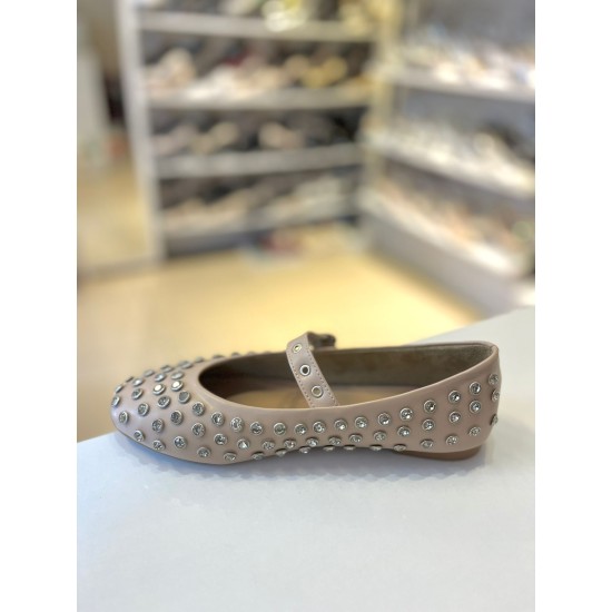 Bej İri Gümüş Balerin Babet