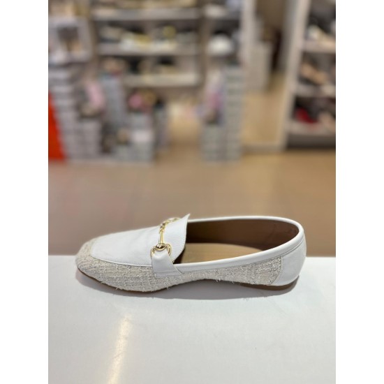 Beyaz Gold Tokalı Channel Babet