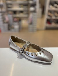 Gümüş Zımbalı Tek Bant Balerin Babet