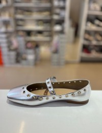 Gümüş Zımbalı Tek Bant Balerin Babet