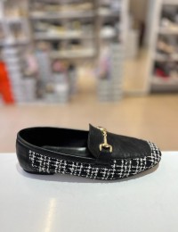 Siyah Gold Tokalı Channel Babet