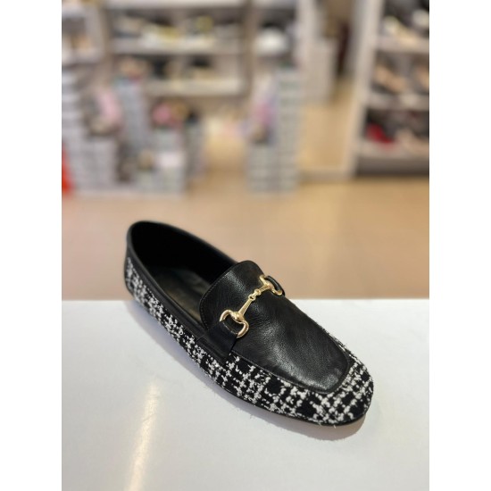 Siyah Gold Tokalı Channel Babet