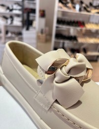 Bej Ortopedik Taban Düz Taban Sarma Babet