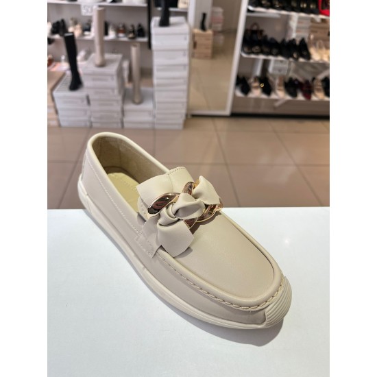 Bej Ortopedik Taban Düz Taban Sarma Babet