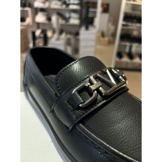 Siyah Ortopedik Taban V Toka Babet Ayakkabı