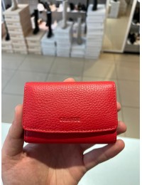 Kırmızı Mıknatıslı Grande Kadın Deri Kartlık