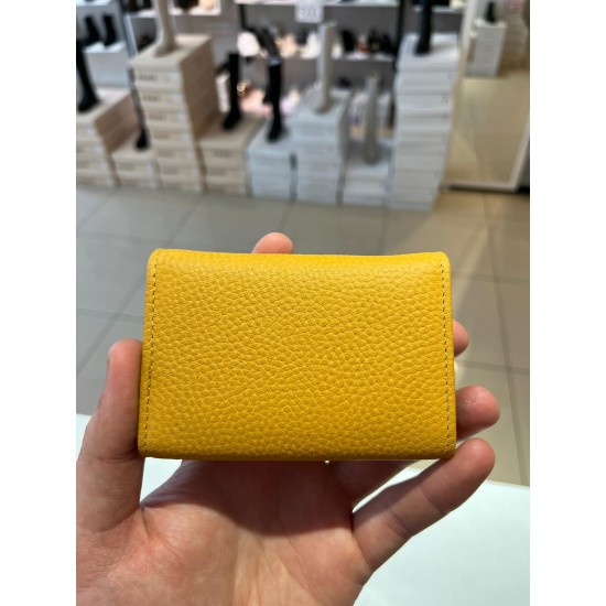 Sarı Mıknatıslı Grande Kadın Deri Kartlık