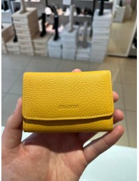 Sarı Mıknatıslı Grande Kadın Deri Kartlık