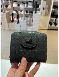 Siyah Kadın Çıtçıtlı Fermuarlı Mini Cüzdan