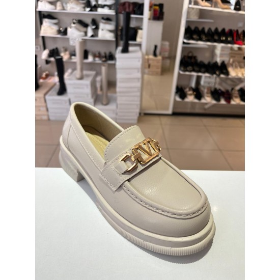 Bej Ortopedik Taban V Toka Loafer