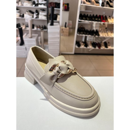 Bej Ortopedik Taban Sarma Loafer