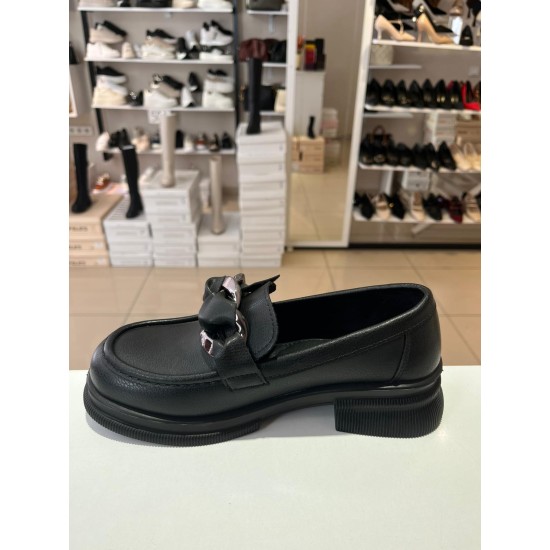 Siyah Ortopedik Taban Sarma Loafer