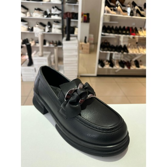 Siyah Ortopedik Taban Sarma Loafer