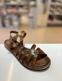 Taba Nazar Boncuk Detay Kilteli Sandalet