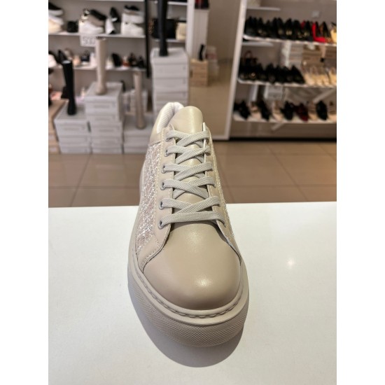 Bej Channel Spor Ayakkabı