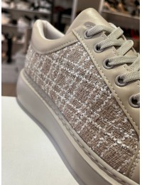 Bej Channel Spor Ayakkabı