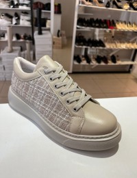 Bej Channel Spor Ayakkabı