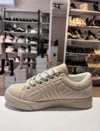 Bej Kapitone Spor Ayakkabı