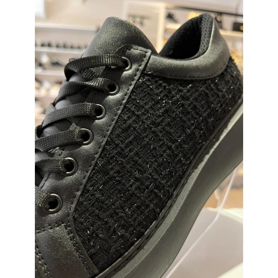 Siyah Channel Spor Ayakkabı