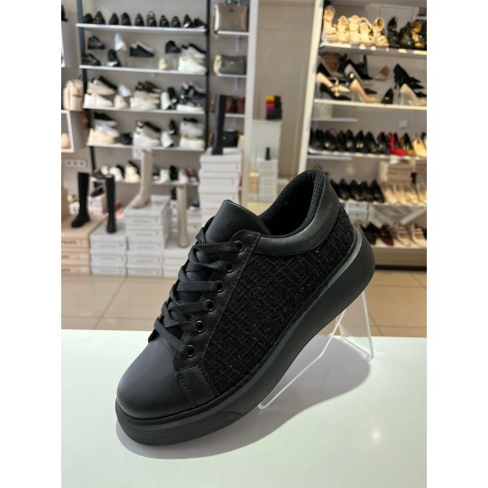 Siyah Channel Spor Ayakkabı