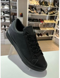 Siyah Düz Klasik Spor Ayakkabı