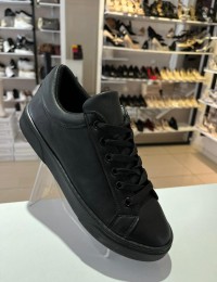 Siyah Düz Klasik Spor Ayakkabı