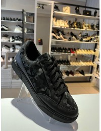 Siyah Kamuflaj Spor Ayakkabı