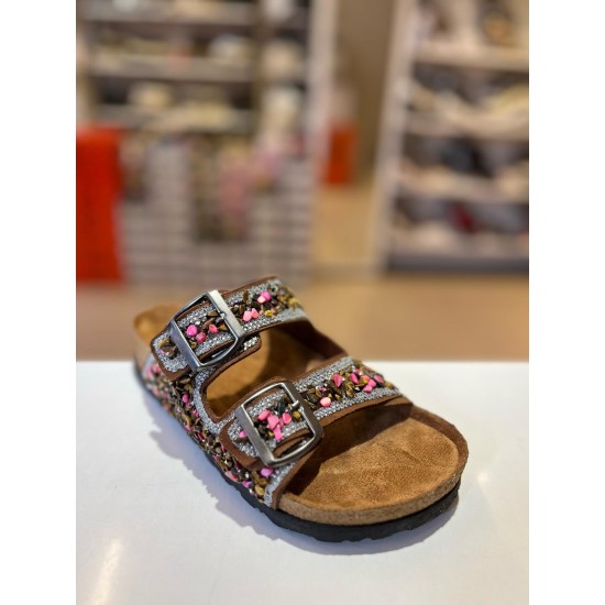 Hco Taba Çakıl Taşlı Kilteli Terlik