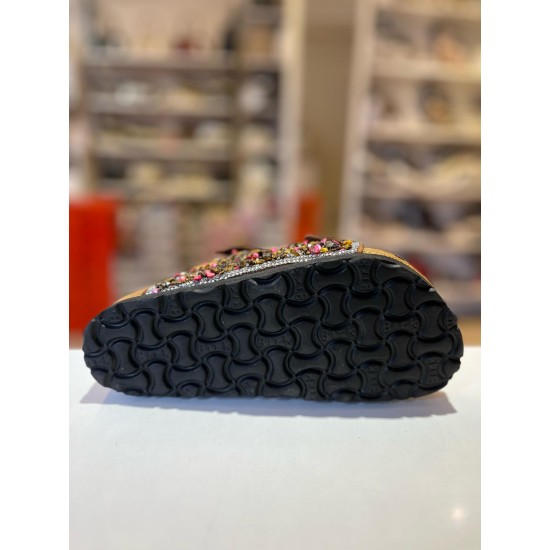 Hco Taba Çakıl Taşlı Kilteli Terlik