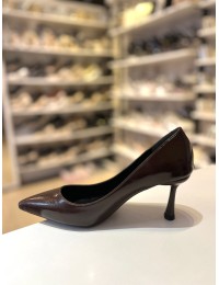 Acı Kahve Rustik Düz Klasik Topuklu Stiletto