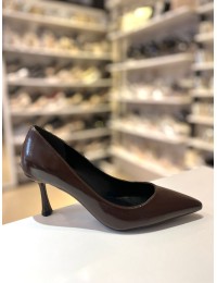 Acı Kahve Rustik Düz Klasik Topuklu Stiletto